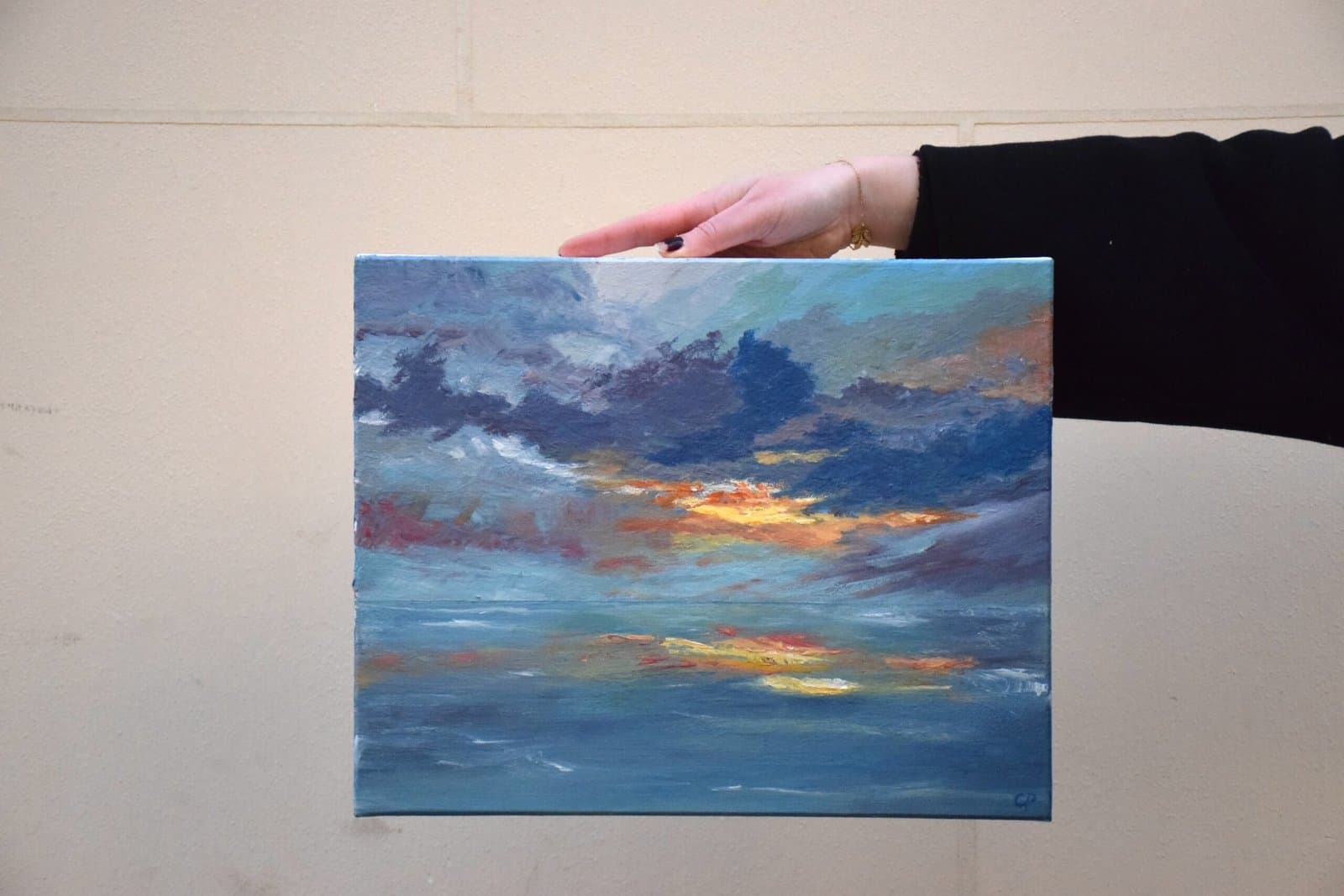 Vibrante - Peinture contemporain par Claire Prevost