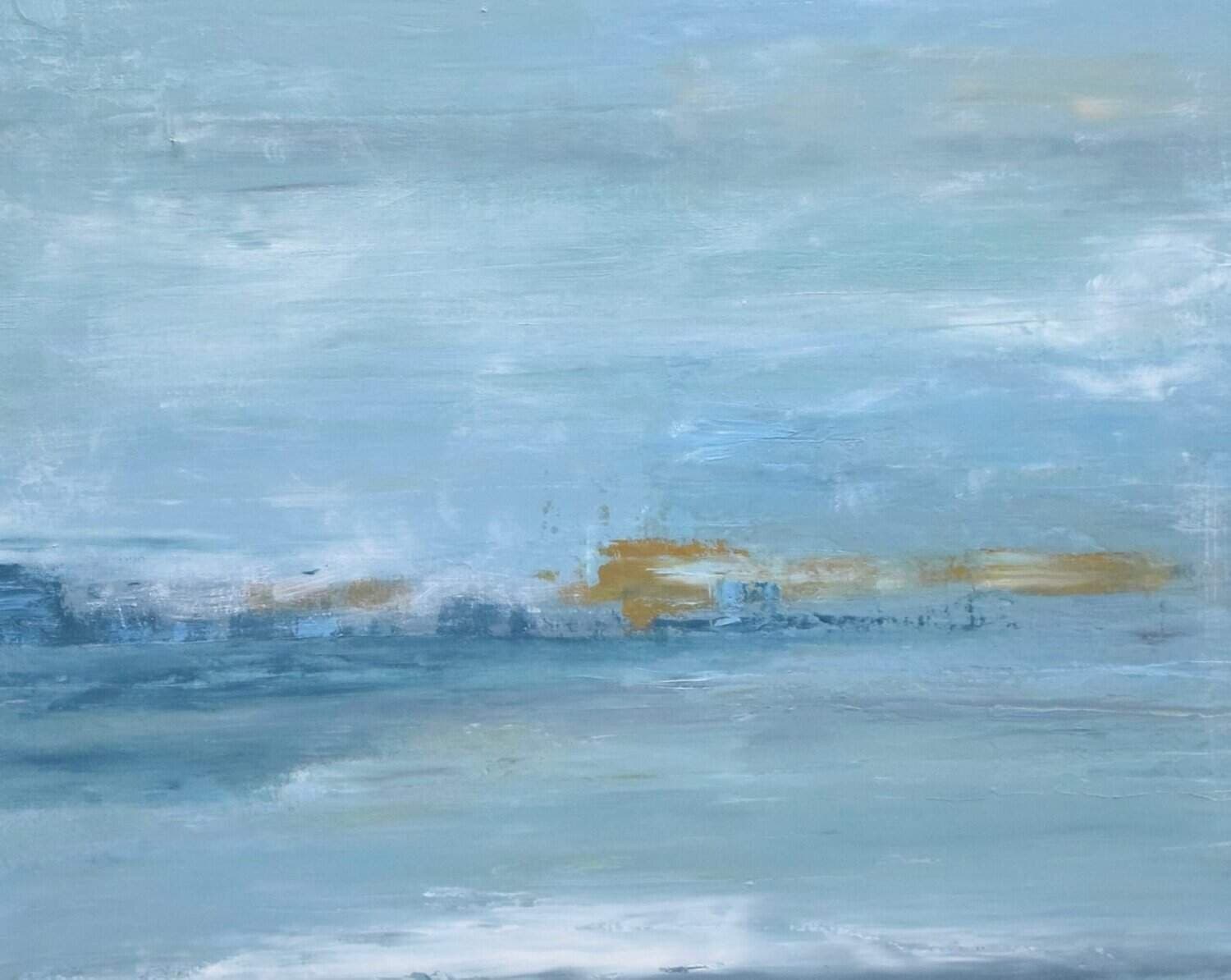 Mirage - Détail des coups de pinceau et texture
