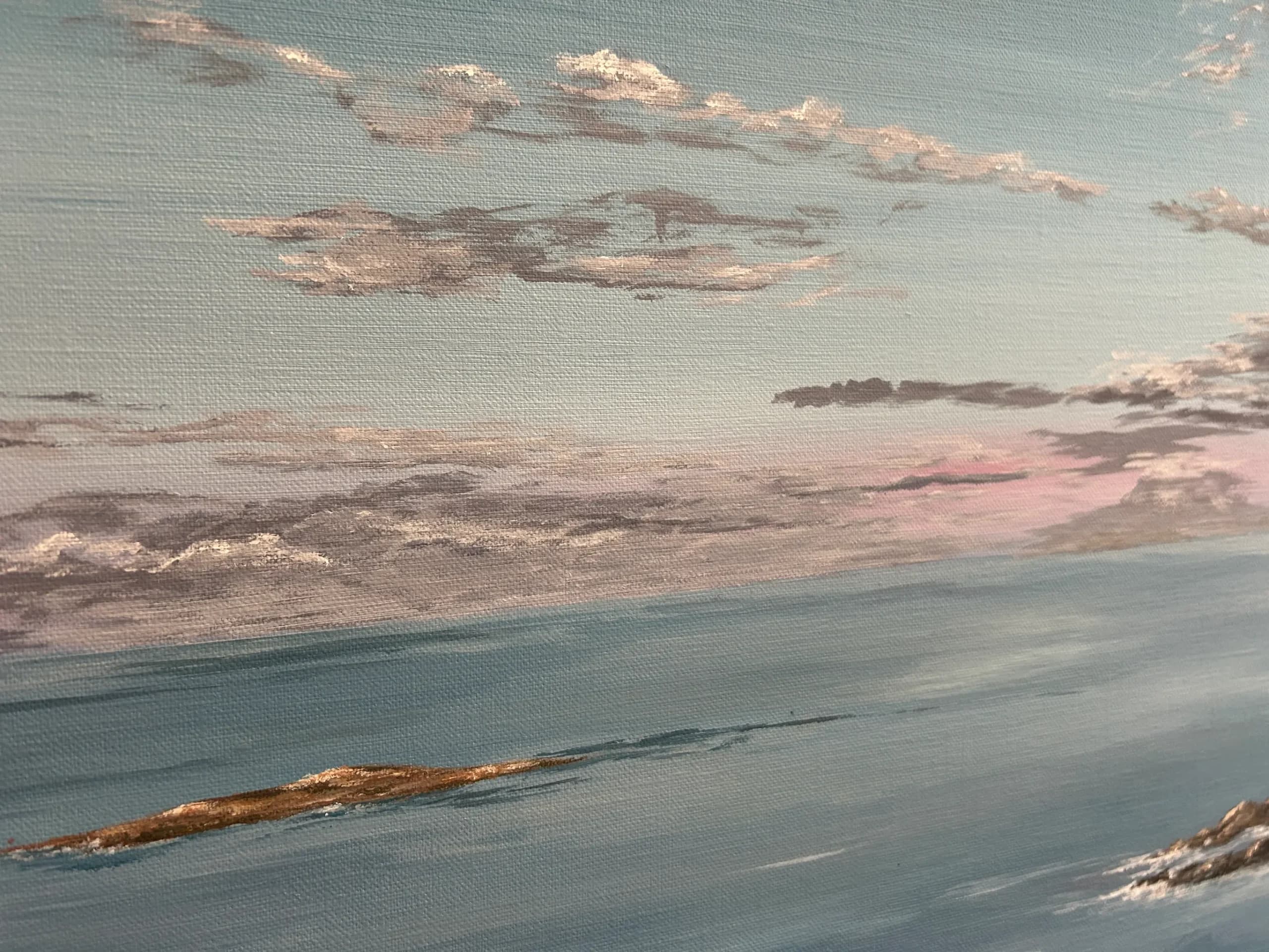 Levé de soleil sur la mer