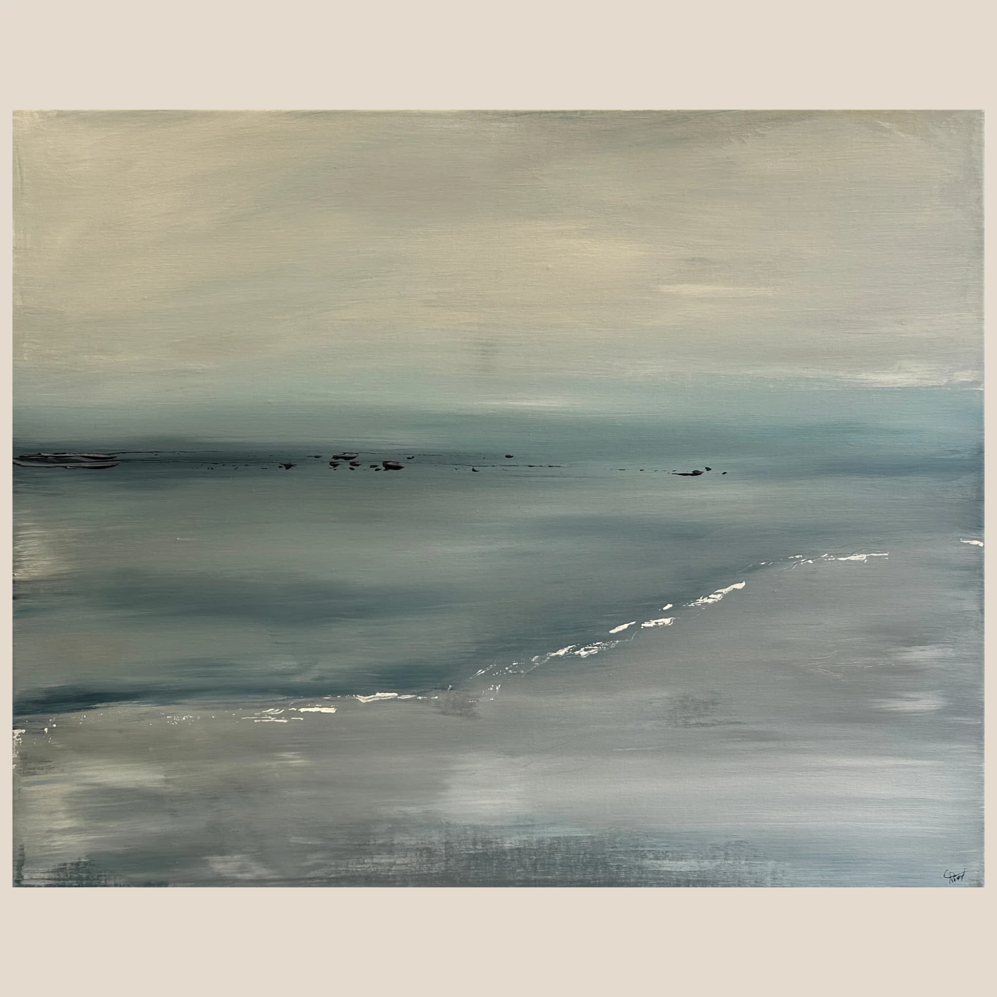 Horizon embrumé